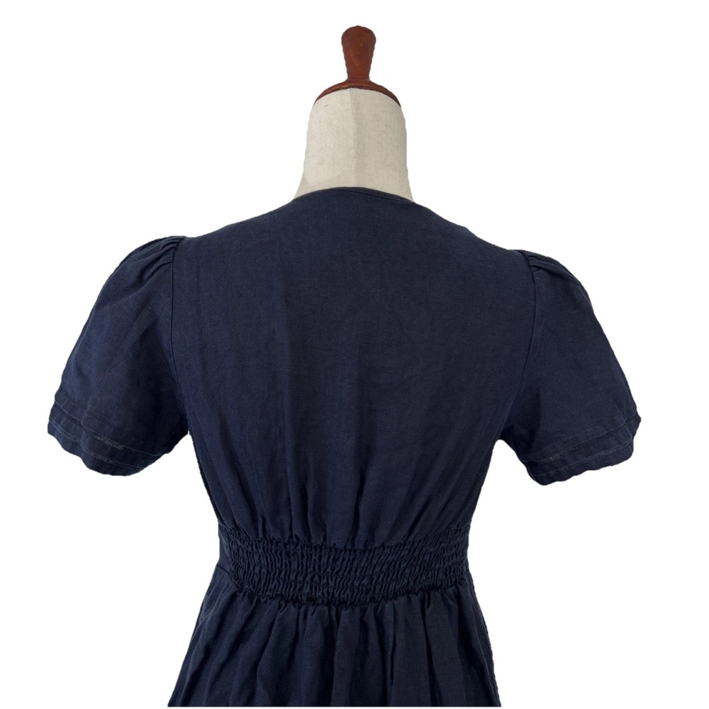 Boden Dress Eve Linen Short Dress 2P Breezy Summer Dainty Feminine A-Line - Picture 14 of 16